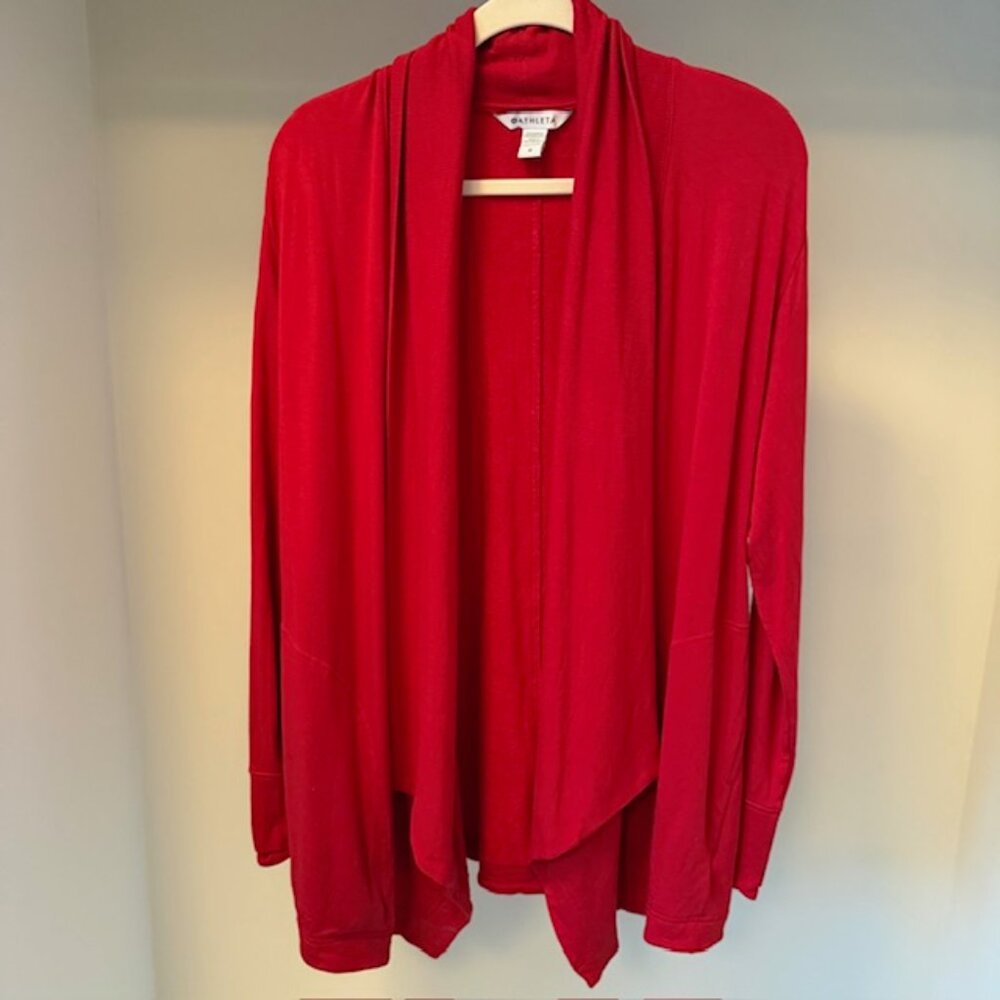 Athleta Pranayama Wrap, Red, Size Medium - Picture 2 of 6